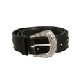 thumbnail image 2 of Orciani Female Black Leather Belt Black Sizes cm 60-140, 2 of 2