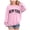 001 Pink, variant on Girls Sweatshirt Graphic Sweatshirts for Teen Girls Crewneck Oversized Sweatshirt Kids Fashion Long Sleeve Pullover Tops Kaprioy Girls Sweatshirt