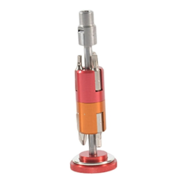 Colaxi Clé de Vélo Multi-Outils Alliage d'Aluminium Robuste Conception 6 en 1 3mm 4mm 5mm 6mm Clés Hexagonales Accessoires Raccords Haute Performance Rouge