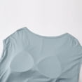 thumbnail image 5 of HomeGardon Nightgowns for Women,Summer Dresses Women's V Neck with Chest Cushion Solid Color Drawstring Loose and Comfortable Sleeveless Mid Length Nightgown Skirt, 5 of 5