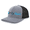 Heather Grey/Black, variant on Trenz Shirt Company Mens Humorous Only Moms Mesh Back Trucker Hat-Black Heather/Black