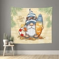 thumbnail image 2 of Balery Hello Summer Cute Gnome Pattern Tapestry 60x51 Inches - Large Wall Hanging Tapestry for Bedroom, Living Room, Dorm Decor - Artistic and Aesthetic Room Decor, 2 of 9