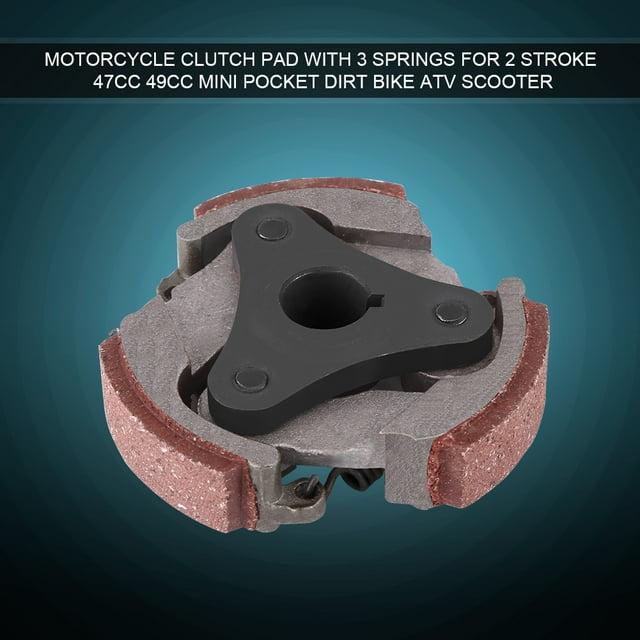 Pad For Mini ATV Pad With 3 Springs, 2 Stroke Pad, High Reliability Stable Characteristics For Mini Pocket Dirt Bike ATV Scooter