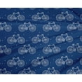 thumbnail image 4 of oneOone Polyester Lycra Fabric Dot & Bicycle Block Print Sewing Fabric BTY 56 Inch Wide, 4 of 4
