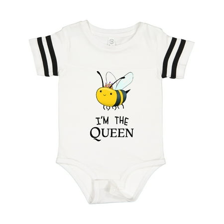 

Inktastic I m the Queen- Cute Queen Bee Gift Baby Boy or Baby Girl Bodysuit