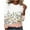 White, variant on Plus Size Cotton Tops Round Neck Long Sleeve Graphic Print T-shirts Loose Fit Spring Fall Winter Tees (XL, Light Blue)
