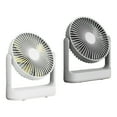 thumbnail image 4 of 7''4000mAh Camping Fan 7 Inch Portable Desk Fan Tent Fan with Hook for Car Outages, 4 of 9
