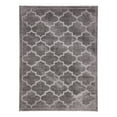thumbnail image 3 of Unique Loom Trellis Shag Collection Area Rug - Traditional (9' x 12' 2" Rectangle Dark Gray), 3 of 10