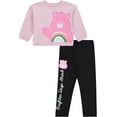 thumbnail image 7 of Care Bears Toddler Girls Cheer Bear Sweatshirt & Legging 2-piece Bundle Set -Sizes 2T-5T, 7 of 7