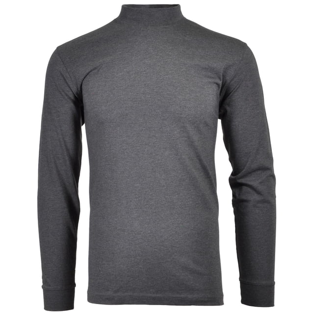 RAGMAN Suéter Cuello Levantado Hombre - Manga Larga Básico Cuello Levantado Regular, Jersey Sencillo, Color Sólido Gris oscuro XL (X-Large)