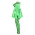 thumbnail image 3 of Unique Baby Girls 3 Piece St Patricks Day Lucky Girl Outfit (9Y, Green), 3 of 5