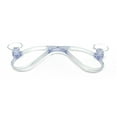 thumbnail image 2 of Leader xRx Adult Dive Mask w Rx Adapter Glass Lens Regular Fit Silver Unisex, 2 of 7