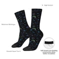 thumbnail image 4 of Cauagu Gamepads Print Crew Socks for Women and Men,Adult Athletic Running Socks 1-Pair Sports Socks Work Gear Socks with Moisture Wicking, 4 of 6