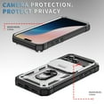 thumbnail image 4 of Decase Case Compatible with Apple iPhone 17 Pro Max,Shockproof Impact Resistant with Slide Lens Protective Cover Case for iPhone 17 Pro Max 6.9 inch 2025 Release,Case with Rotation Ring Stand,A, 4 of 6