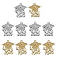 thumbnail image 1 of 10Pcs Graduation Hat Hanging 2022 Charm Pendant Crafting Jewelry Making Supply, 1 of 7