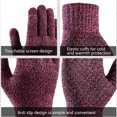 thumbnail image 3 of Guantes de invierno para mujer, cálidos guantes para mensajes de texto con pantalla táctil, guantes de punto para mujer con forro polar grueso y suave, 3 of 6