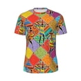 thumbnail image 5 of Wukai Dancing African Womans Print Men's Short-Sleeved Mesh T-Shirt,Quick-Dry Short Sleeve Workout T-Shirt-X-Small, 5 of 8