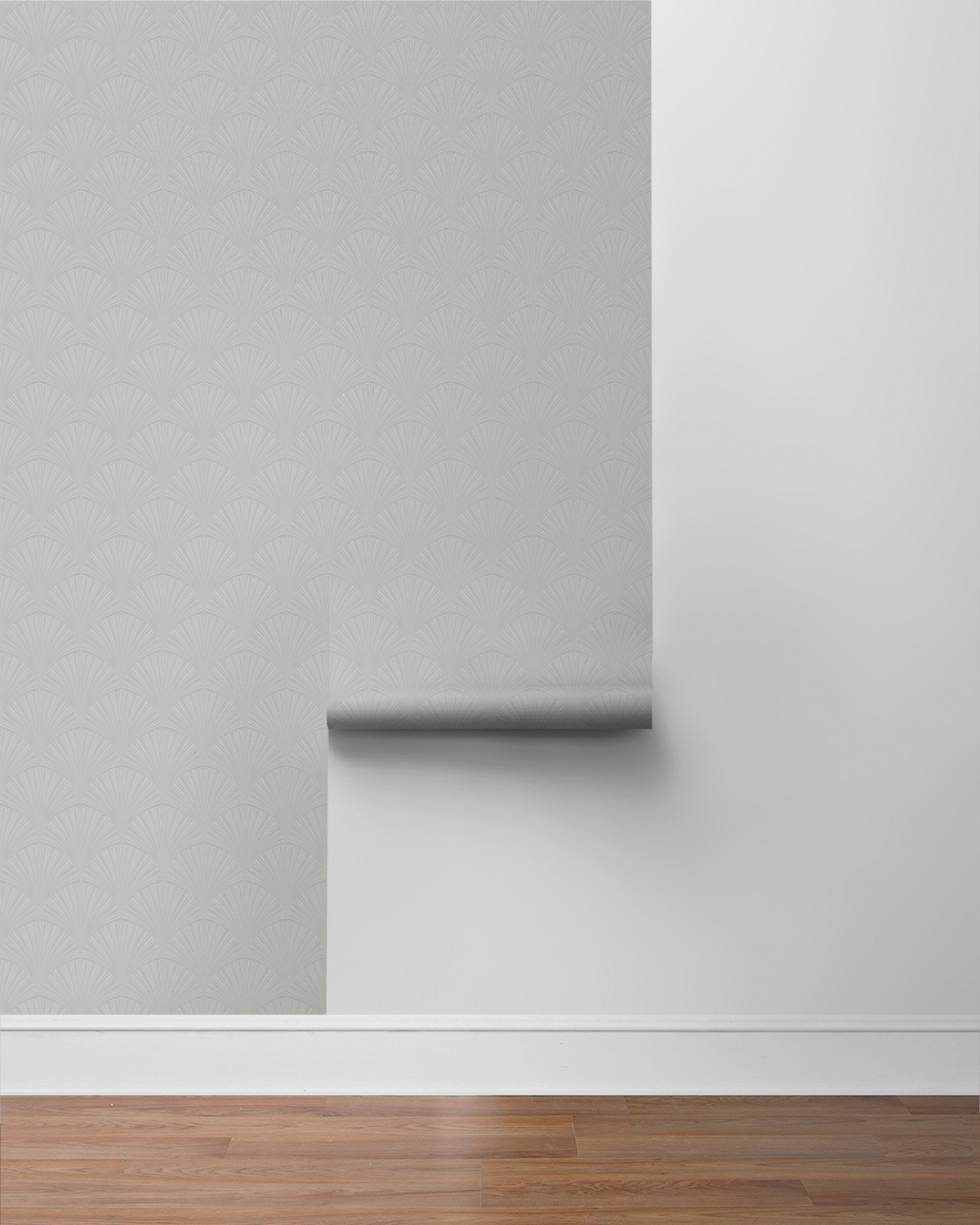 NextWall Argos Grey Arches Peel and Stick Wallpaper