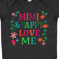 thumbnail image 4 of Inktastic Mimi and Pappy Love Me Grandchild Girls Baby Bodysuit, 4 of 5