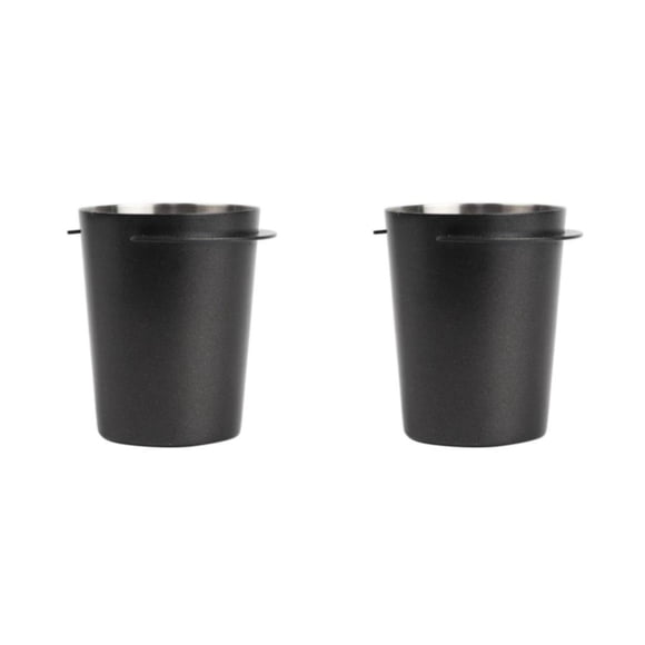 Billuyoard Coffee Powder Feeder Coffee Smell Cup Grinder Powder Black Coffee Receiver Tipo 1 2piezas
