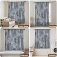 thumbnail image 6 of Grey Abstract Sheer Curtains 54 Inches Long, Vintage Geometric Gradient Oil Painting Modern Light Filering Curtains, Breathable Simi Curtain Privacy Drapes for Kitchen Bathroom Small Window Treatment, 6 of 9