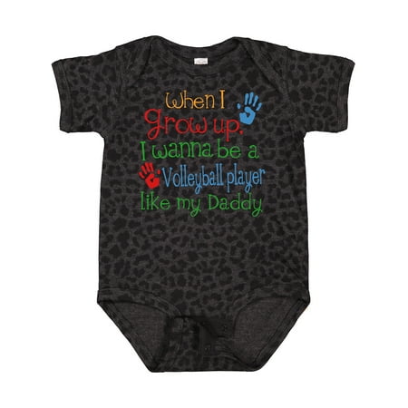 

Inktastic Volleyball Player Like Daddy Gift Baby Boy or Baby Girl Bodysuit
