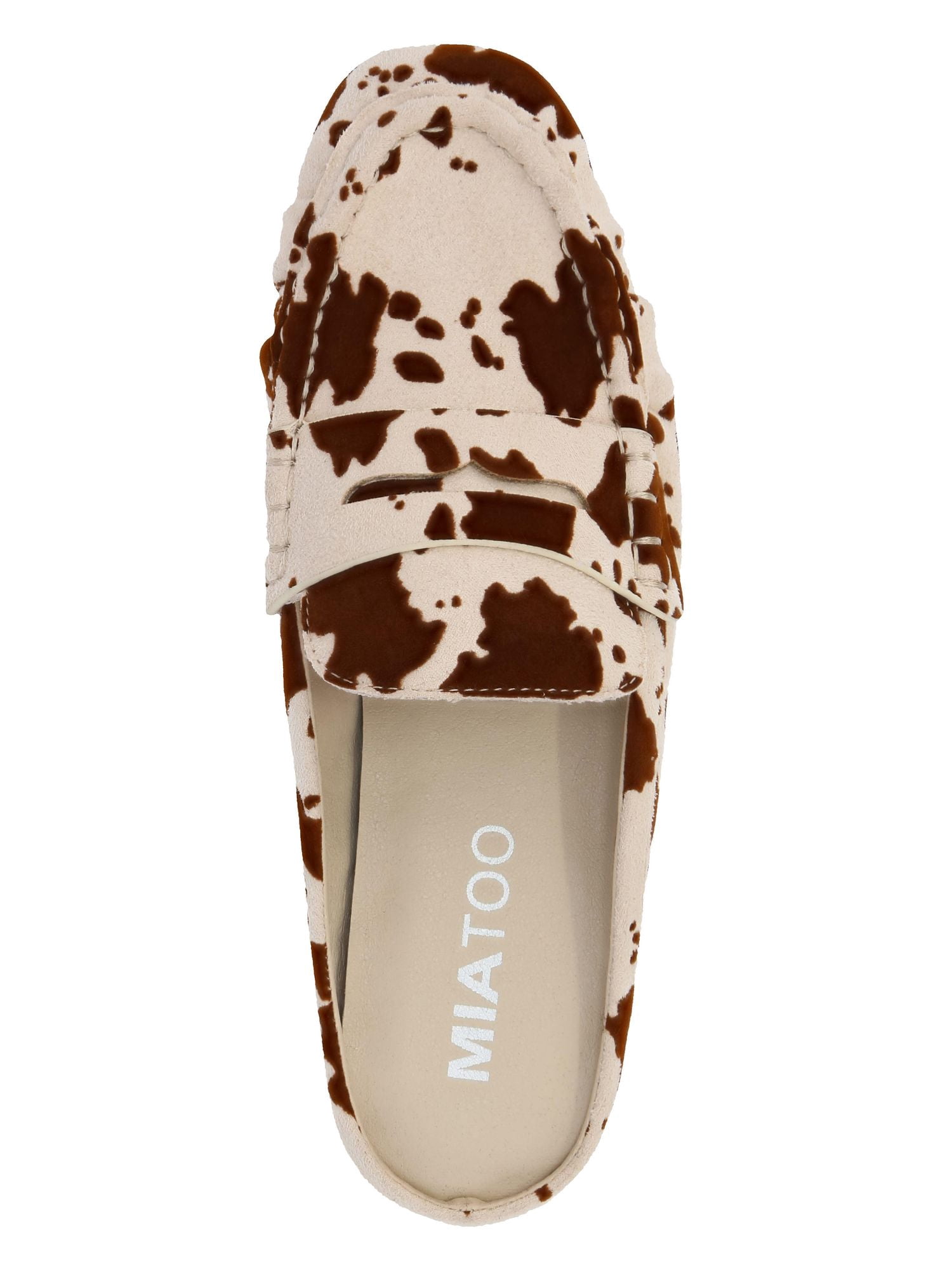 MIA Too Women's Nancyy Slip On Pleated Loafer Mule