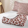 thumbnail image 4 of Erosebridal Girls Leopard Printed Twin Quilt Set, Fashion Cheetah Print Twin Coverlet Set, 2 Pieces, 4 of 7