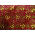 thumbnail image 4 of oneOone Cotton Silk Fabric Leaves & Floral Block Decor Fabric Printed BTY 42 Inch Wide, 4 of 4