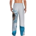 thumbnail image 7 of Salouo Terrier Takes A Bath With Shower Cap Print Pajama Pants for Men, Lounge Pants Elastic Waistband Casual Men's sleepwear Loungewear Sleep Pajama Pant -XX-Large, 7 of 7