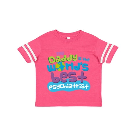 

Inktastic Daddy Worlds Best Psychiatrist Gift Toddler Boy or Toddler Girl T-Shirt