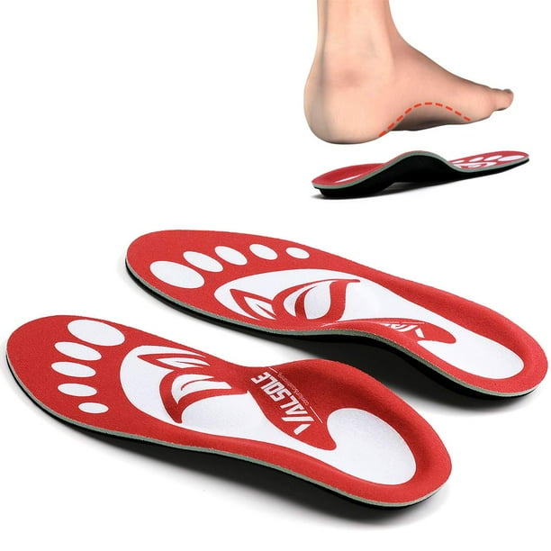 Valsole orthopedic insoles supports the arch of the foot for heel pain