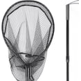 thumbnail image 4 of Heavy-Duty Telescopic Landing Net with Soft Rubber Mesh, Long Handle for Boat, Pier, and River Fishing, 4 of 8