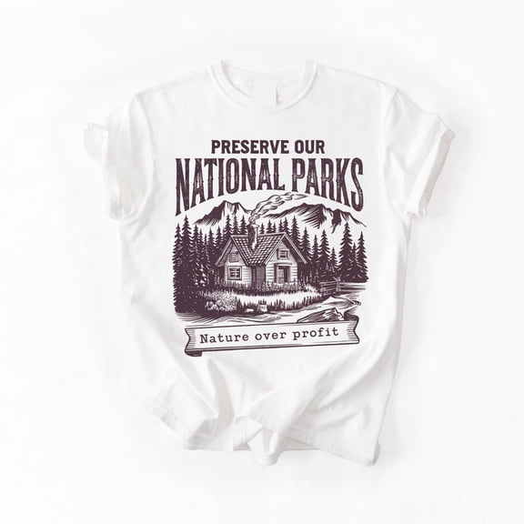 Vintage Protect Our National Parks T-Shirt, Protect Our Parks Tee, Unisex Garment-Dyed T-shirt, Nature, Public Lands, Wildlife