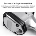 thumbnail image 3 of Amdohai 1/2inch Square Drive Shaft Pneumatic Wrench 330N.M Torque Pneumatic Wrench Professional Assembly Disassembly Device Practical Repairing Tools, 3 of 8