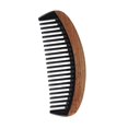 thumbnail image 2 of Hair Comb - Wide Tooth Wooden Detangling Comb for Curly Hair - No Static Sandalwood Buffalo Horn Com, 2 of 5