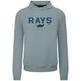 thumbnail image 2 of Men's Levelwear  Gray Tampa Bay Rays Mandate Carve Tri-Blend Hoodie, 2 of 3