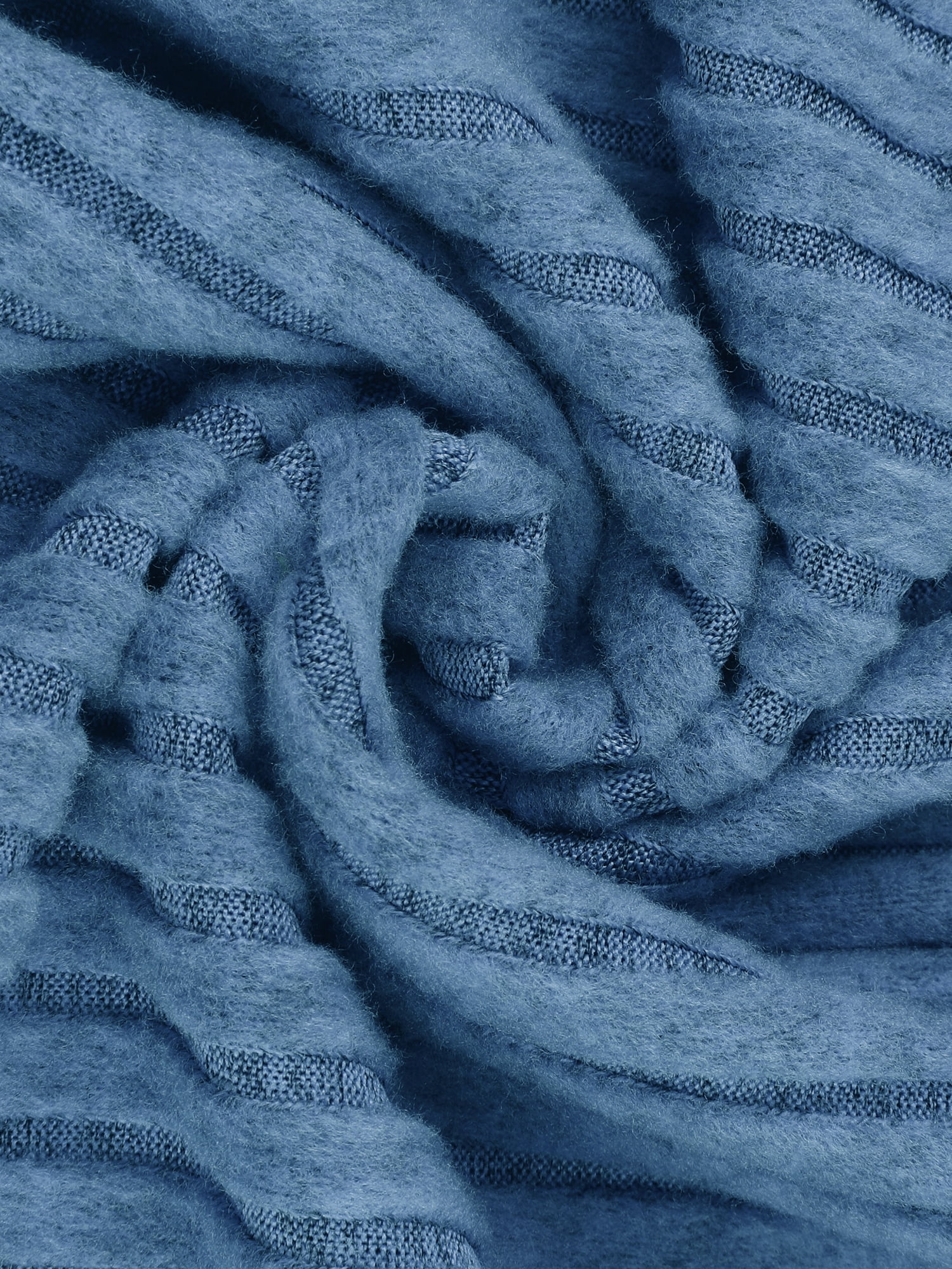 DARING DIVA Women's Ribbed Knit Lounge Set Pajama Sets Matching Outfits XS Blue
