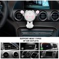 thumbnail image 4 of Soporte para teléfono de coche, bonito soporte para ventilación de aire, soporte para teléfono móvil de coche compatible con accesorios de coche para smartphone de 4 a 7 pulgadas para mujeres y niñas JAMW Sencillez, 4 of 5