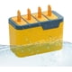 thumbnail image 1 of Moldes para paletas de helado azules - Moldes para paletas de helado reutilizables de 4 puntas - Moldes para paletas de fácil liberación Moldes para paletas de helado, 1 of 5