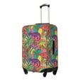 thumbnail image 2 of Balery Luggage Cover Colorful Dinosaur Print Suitcase Covers for Luggage Elastic Washable Suitcase Protector Fits 18-32 Inch Luggage-, 2 of 9