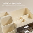 thumbnail image 3 of Organizador de maquillaje HBlife con portaescobillas para tocador, color beige, 3 of 6