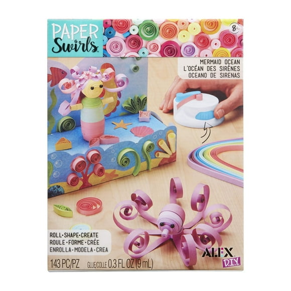 Paper Swirls 3D Mermaid Ocean