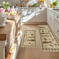 thumbnail image 4 of Easter Theme Kitchen Rug Set 2 Piece, Non Slip Holiday Decor Mat, Festive Home Soft Furnishing Entryway Floor Covering for Spring Celebrations, 4 of 6