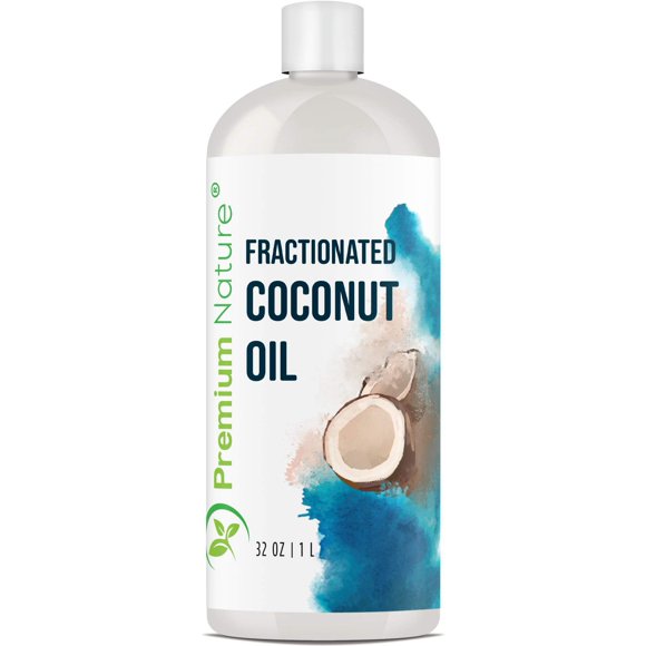Fractionated Coconut Oil - 946 ml (32 fl oz) Cold Pressed Pure Oil Natural Carrier Oil for hair, face, skin and nails