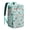 Greenish-blue-19, variant on Wildflower Bloom Insulated Backpack Cooler, Waterproof Leakproof Lunch Bag, Rustic Farmhouse Floral Design for Spring and Summer Outdoors