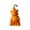 Orange, variant on Halloween Pillar Candle Column Scented Candles for Tablescape, Mantel and Entryway, Seasonal Home Decor Accent Orange