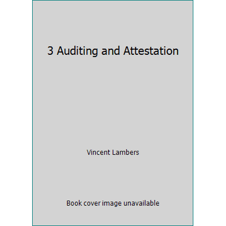 3 Auditing and Attestation, Used [Paperback]