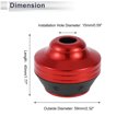 thumbnail image 4 of Protector de guardabarros de rueda de aleación de aluminio de 15mm, plástico, slider de marco de motocicleta, protección contra choques, 59mm, 45mm, rojo, 2 Pcs, 4 of 7