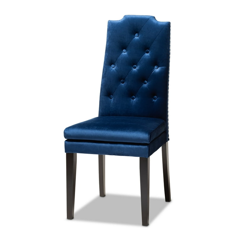 Free Shipping! Baxton Studio Dylin 7-Piece Navy Blue Velvet